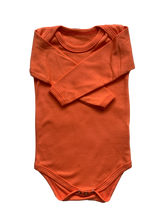 Load image into Gallery viewer, Beeboobuzz Long sleeved Baby Vest Orange Little Twidlets
