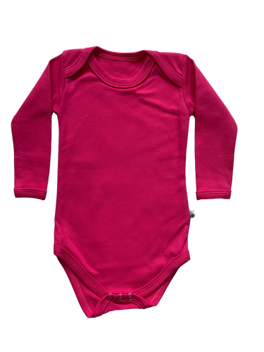 Beeboobuzz Long sleeved Baby Vest Pink Little Twidlets