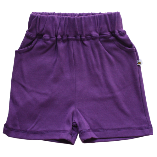 Beeboobuzz Shorts 6-12 Months Purple Little Twidlets