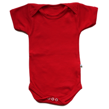 Load image into Gallery viewer, Beeboobuzz Short Sleeved Baby Vest red Little Twidlets
