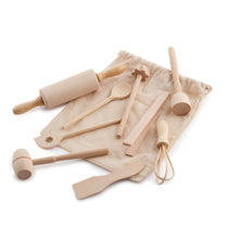 Load image into Gallery viewer, Mini Wooden Baking Utensil Set
