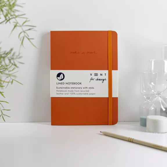 Lined Notebook, Burnt Orange - Vent for Change