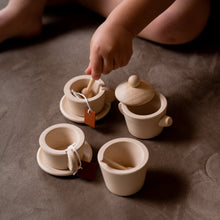 Load image into Gallery viewer, Plan Toys Wooden Tea Set Little Twidlets
