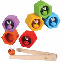 Load image into Gallery viewer, Plan Toys Rainbow Bee Hives beehives little twidlets
