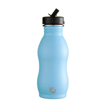 Load image into Gallery viewer, 500ml-hudson-blue-stainless-steel-bottle-Classc-Curvy-Canteen-onegreenbottle Blue Little Twidlets 
