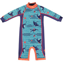 Load image into Gallery viewer, Close Toddler Snuggle Swimsuit Mantaray Little Twidlets 
