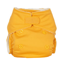 Load image into Gallery viewer, Baba and Boo reusable cloth nappy little twidlets  amber yellow orange
