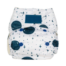 Load image into Gallery viewer, Baba and Boo reusable cloth nappy little twidlets moonlight
