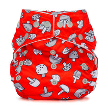 Load image into Gallery viewer, Baba and Boo One Size Nappy - NEW Prints Little Twidlets Toadstools
