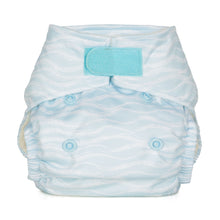 Load image into Gallery viewer, Baba and Boo reusable cloth nappy little twidlets waves
