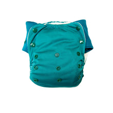 Load image into Gallery viewer, Bebeboo Grow Training Pants Teal Green Holly Little Twidlets
