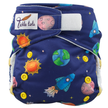 Load image into Gallery viewer, Tickle Tots All in One Pocket reusable Nappy Blast Off Little Twidlets
