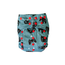 Load image into Gallery viewer, Bebeboo Gamer reusable cloth nappy Little Twidlets 
