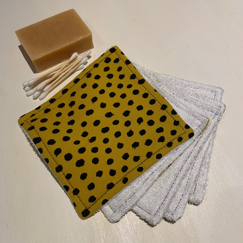 Attic People Reusable Cloth Wipes Mustard Yellow
