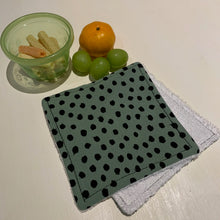 Load image into Gallery viewer, Attic People Reusable Cloth Wipes Sage Green
