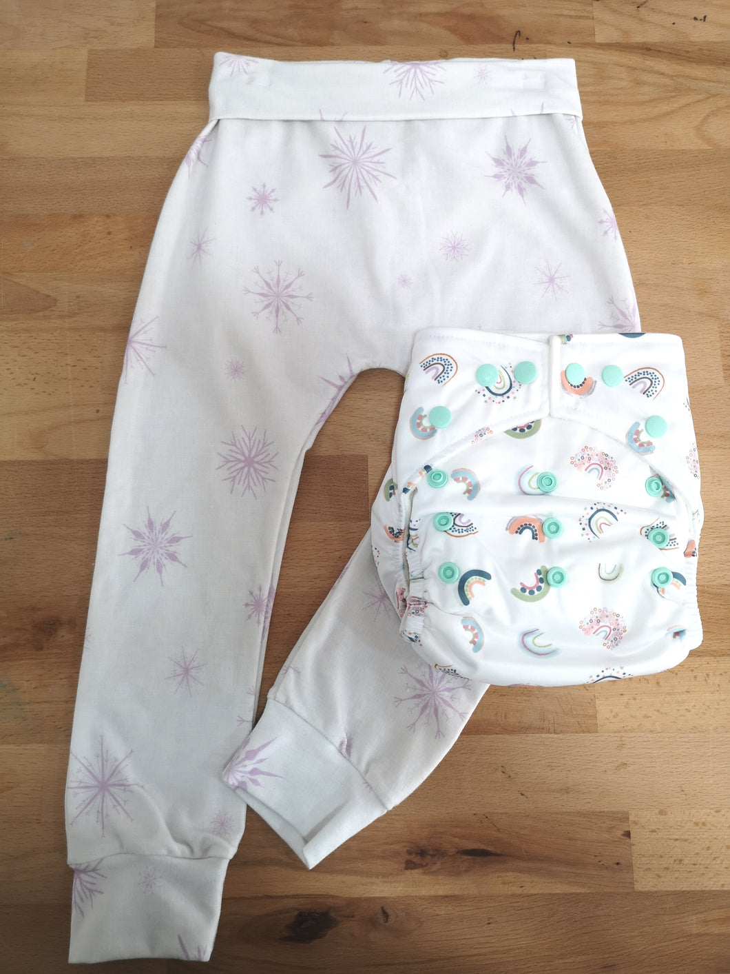 Three Little Cubs Cotton Snowflake Harems 2-3 Years