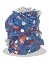 Load image into Gallery viewer, Applecheeks aio Solar flower Reusable cloth nappy | Little Twidlets
