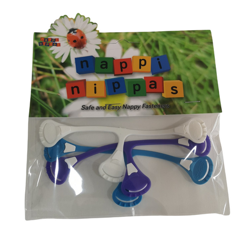 Nappi Nippas for reusable cloth nappies terry nappy nappy fasteners Little Twidlets