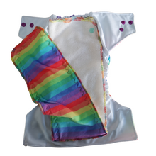 Load image into Gallery viewer, Sew Sustainable Reusable Nappies inside boosters and liners Little Twidlets
