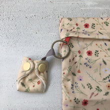 Load image into Gallery viewer, Boo Cloth Nappy keyring  Little Twidlets Wildflower
