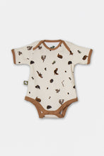Load image into Gallery viewer, over the fence bodysuit littlelamb nappies organic cotton little twidlets
