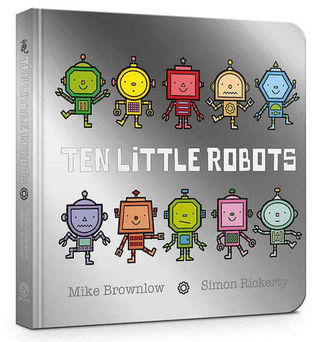 10 Little Robots Board Book Little twidlets 