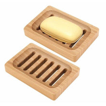 Load image into Gallery viewer, Wooden Bamboo Soap Dish

