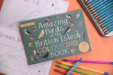 Load image into Gallery viewer, Amazing Birds of the British Isles colouring book, Button and Squirt | Little Twidlets
