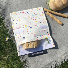 Load image into Gallery viewer, Keep Leaf Large Sandwich bag - Stars
