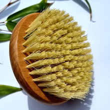 Load image into Gallery viewer, Natural Beauty Exfoliating Wooden Plastic Free Dry Body Brush
