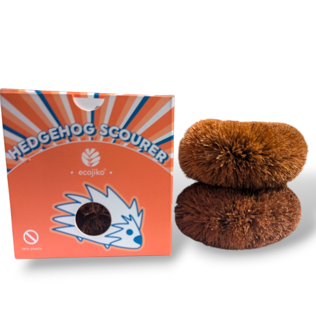 Hedgehog Coconut Scourers (2 pck) | Washing Up Scourers