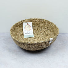 Load image into Gallery viewer, ReSpiin natural seagrass basket bowl | Little Twidlets
