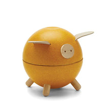 Load image into Gallery viewer, Plan toys. Sustainable yellow piggy bank | Little Twidlets
