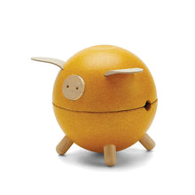 Load image into Gallery viewer, Plan toys. Sustainable yellow piggy bank | Little Twidlets
