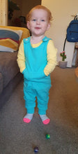Load image into Gallery viewer, Fay Elizabeth Molyneux beeboobuzz dungarees | Little Twidlets 
