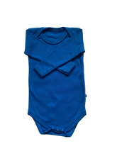 Load image into Gallery viewer, Beeboobuzz Long sleeved Baby Vest Blue Little Twidlets
