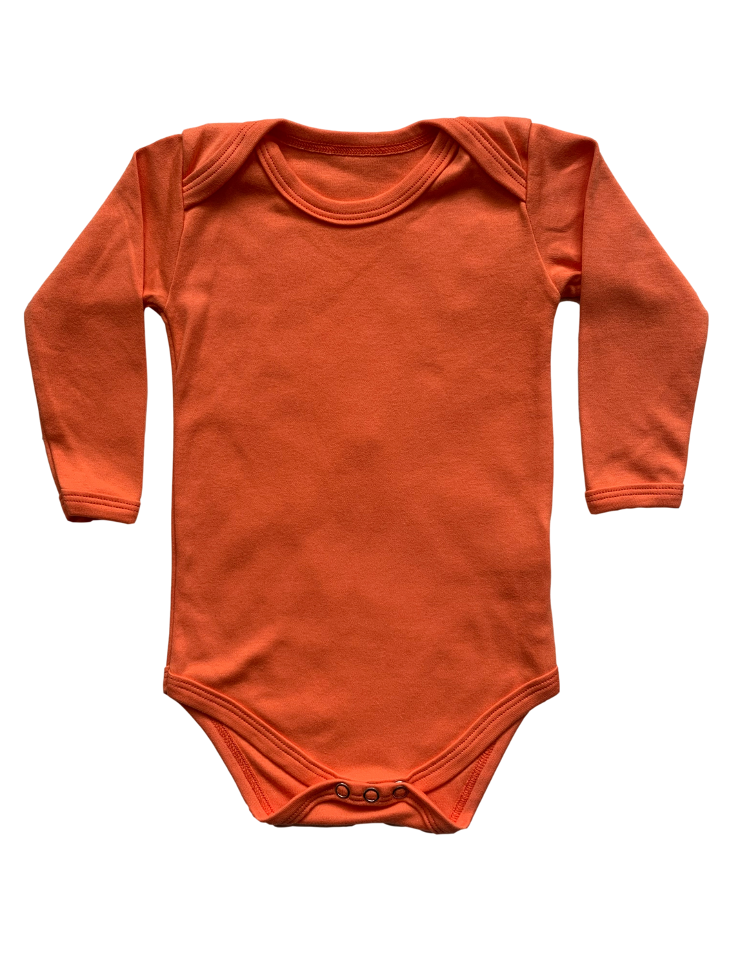 Beeboobuzz Long sleeved Baby Vest Orange Little Twidlets