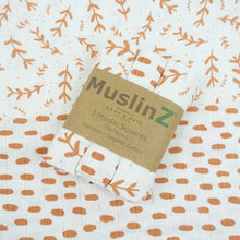 Load image into Gallery viewer, MuslinZ Bamboo/Organic Cotton Muslin Squares - 3 pack
