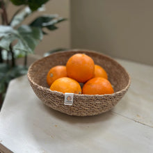 Load image into Gallery viewer, ReSpiin natural seagrass basket fruit bowl | Little Twidlets
