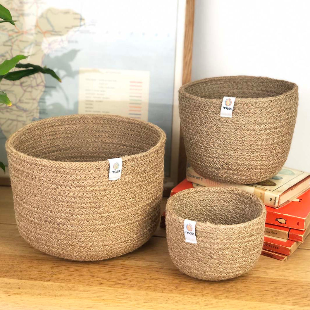 Respiin natural set of nesting baskets | Little Twidlets
