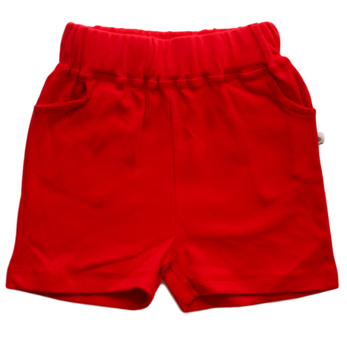 Beeboobuzz Shorts 6-12 Months Red Little Twidlets