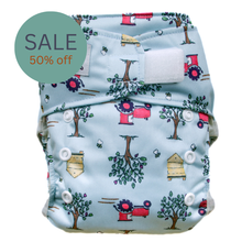 Load image into Gallery viewer, Tickle Tots 2&#39;s - Two Part Reusable Cloth Nappy
