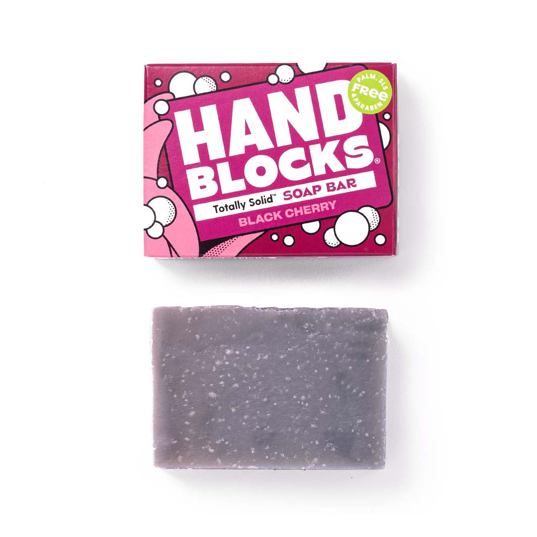 Hand Blocks Soap Bar – Black Cherry