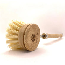 Load image into Gallery viewer, Ecojiko Long Handled Bamboo Dish Brush &amp; Replaceable Head | Little Twidlets
