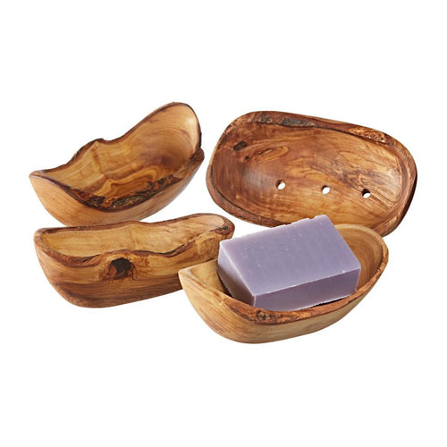 olive-wood-natural-soap-dish eco  living | Little Twidlets 