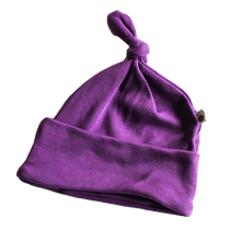 Load image into Gallery viewer, Beeboobuzz Baby Hat  Purple Little Twidlets 
