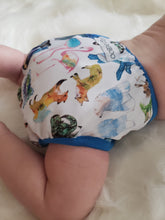 Load image into Gallery viewer, Bebeboo Reusable nappy Wrap cover Home print Little twildlets
