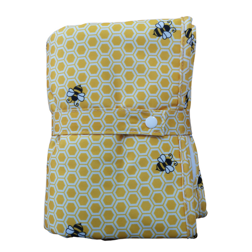 Buttons Diapers Changing Mat Little Twidlets honeybee 