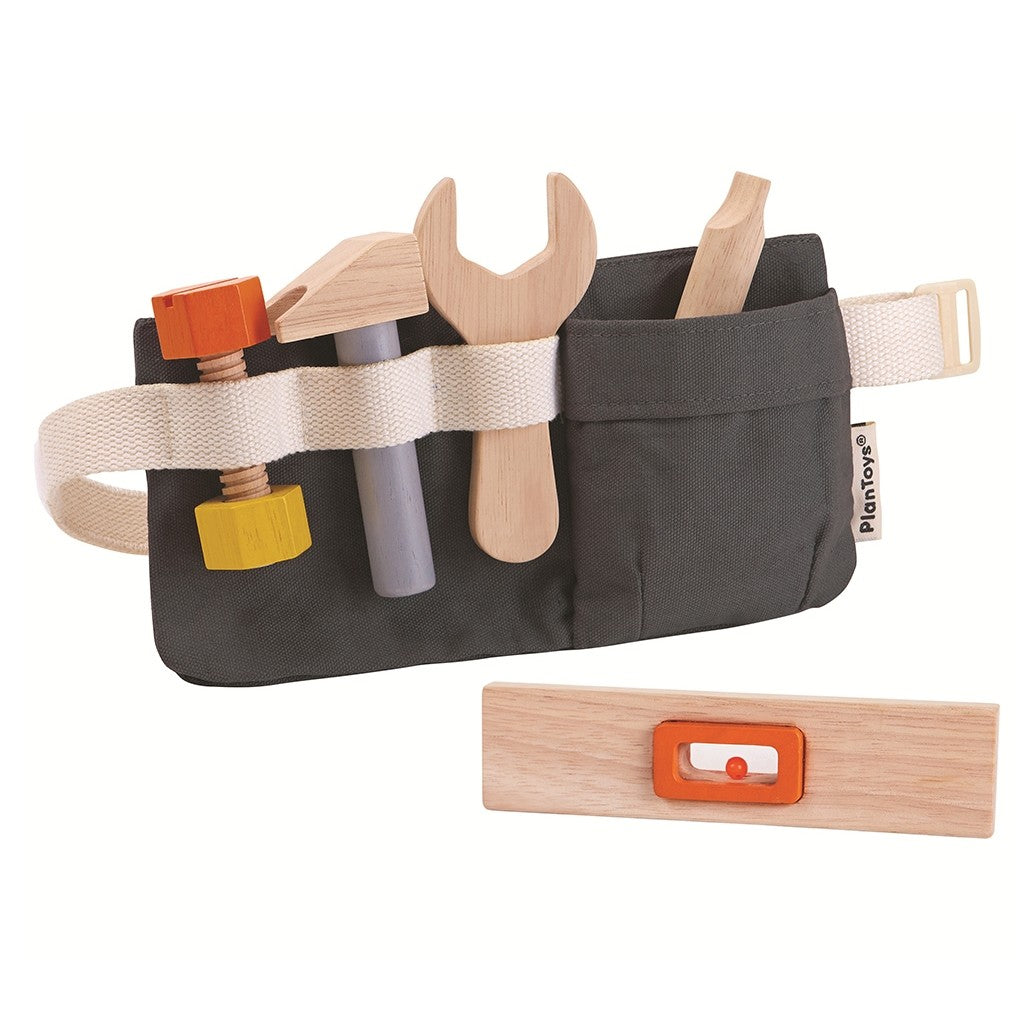 Plan toys wooden tool belt little twidlets
