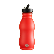 Load image into Gallery viewer, 500ml-Underground-red-stainless-steel-bottle-Classic-Curvy-canteen-onegreenbottle Little Twidlets
